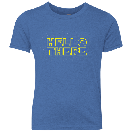 T-Shirts Vintage Royal / YXS Hello There Youth Triblend T-Shirt