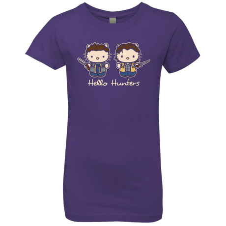 T-Shirts Purple Rush / YXS hellohunters Girls Premium T-Shirt