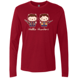 T-Shirts Cardinal / Small hellohunters Men's Premium Long Sleeve