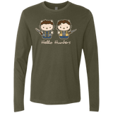 T-Shirts Military Green / Small hellohunters Men's Premium Long Sleeve