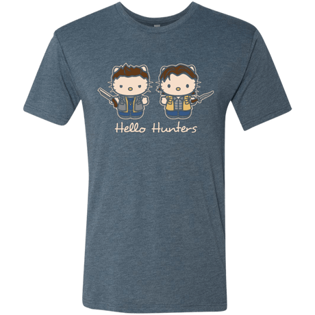 T-Shirts Indigo / Small hellohunters Men's Triblend T-Shirt