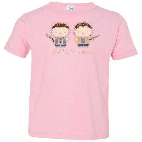 T-Shirts Pink / 2T hellohunters Toddler Premium T-Shirt