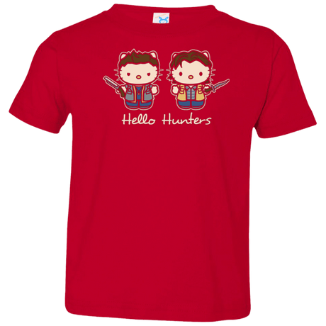 T-Shirts Red / 2T hellohunters Toddler Premium T-Shirt