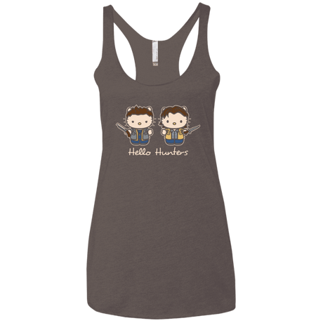 T-Shirts Macchiato / X-Small hellohunters Women's Triblend Racerback Tank