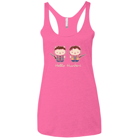 T-Shirts Vintage Pink / X-Small hellohunters Women's Triblend Racerback Tank