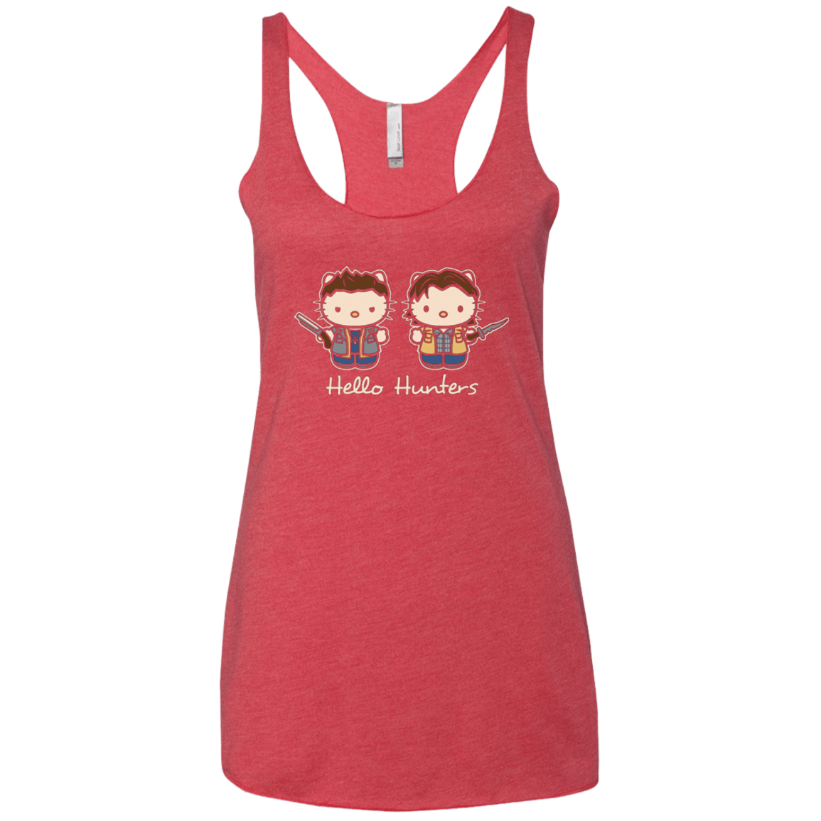 T-Shirts Vintage Red / X-Small hellohunters Women's Triblend Racerback Tank
