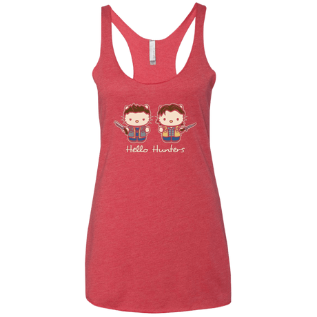 T-Shirts Vintage Red / X-Small hellohunters Women's Triblend Racerback Tank