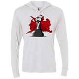 T-Shirts Heather White / X-Small Hells Pawn Triblend Long Sleeve Hoodie Tee