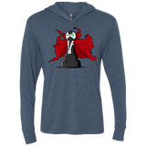 T-Shirts Indigo / X-Small Hells Pawn Triblend Long Sleeve Hoodie Tee