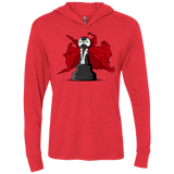 T-Shirts Vintage Red / X-Small Hells Pawn Triblend Long Sleeve Hoodie Tee