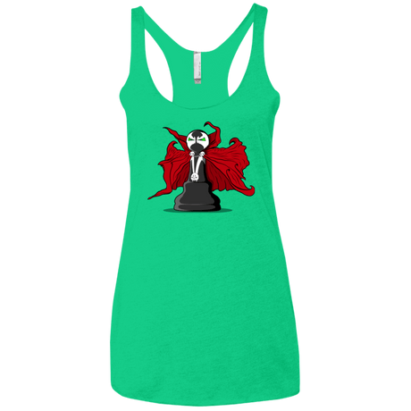 T-Shirts Envy / X-Small Hells Pawn Women's Triblend Racerback Tank