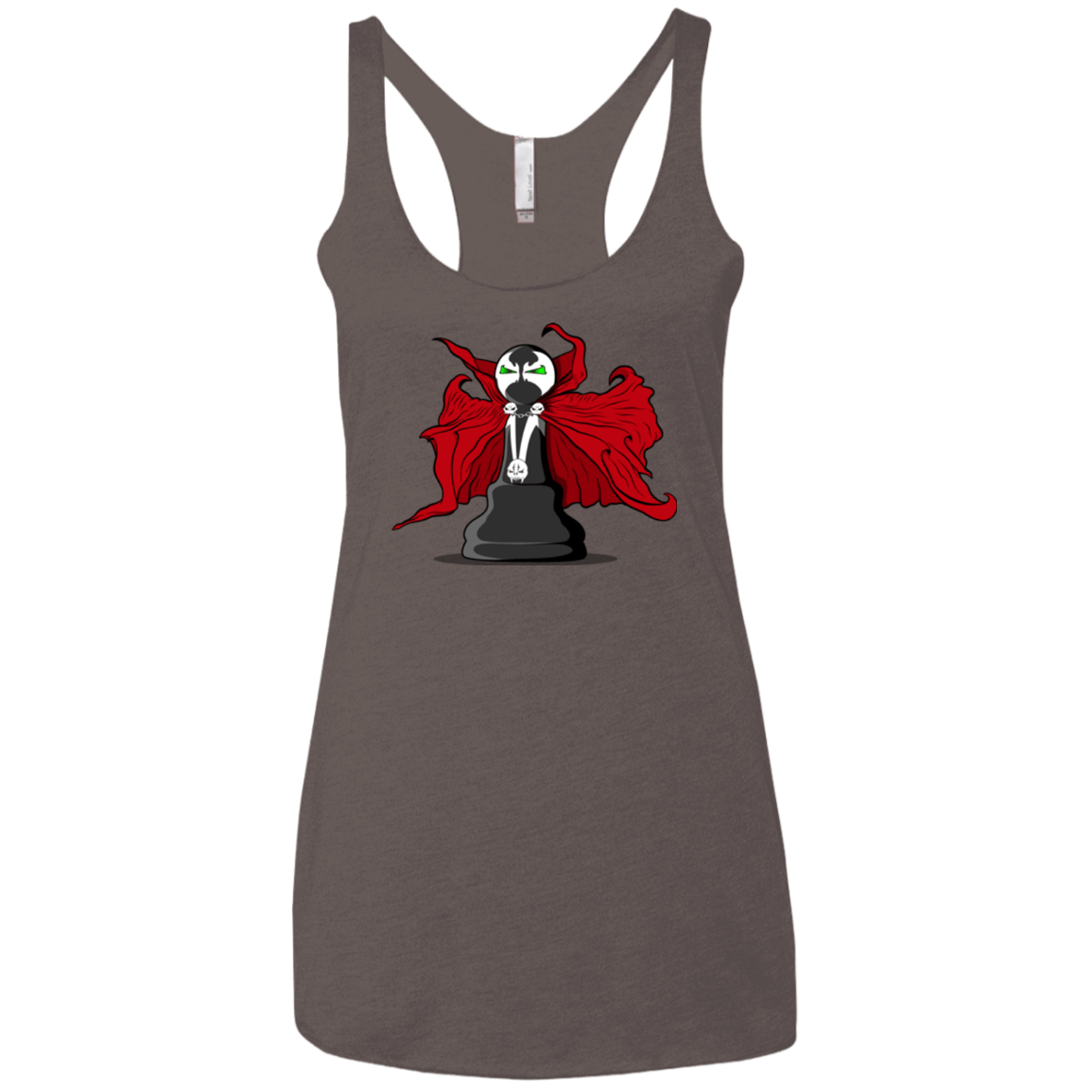 T-Shirts Macchiato / X-Small Hells Pawn Women's Triblend Racerback Tank