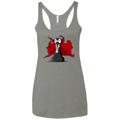 T-Shirts Venetian Grey / X-Small Hells Pawn Women's Triblend Racerback Tank