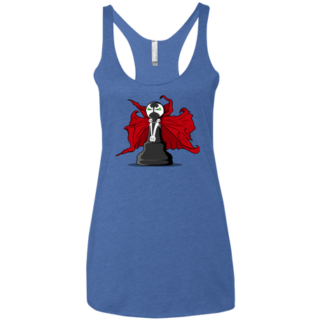 T-Shirts Vintage Royal / X-Small Hells Pawn Women's Triblend Racerback Tank