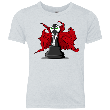 T-Shirts Heather White / YXS Hells Pawn Youth Triblend T-Shirt