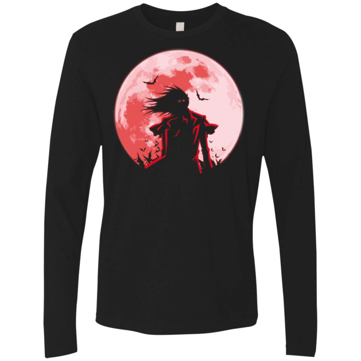 T-Shirts Black / Small Hellsing Alucard Men's Premium Long Sleeve