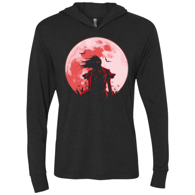 T-Shirts Vintage Black / X-Small Hellsing Alucard Triblend Long Sleeve Hoodie Tee