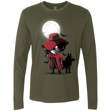 T-Shirts Military Green / Small Hellsing Ultimate Men's Premium Long Sleeve