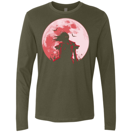 T-Shirts Military Green / Small Hellsing Ultimate Men's Premium Long Sleeve