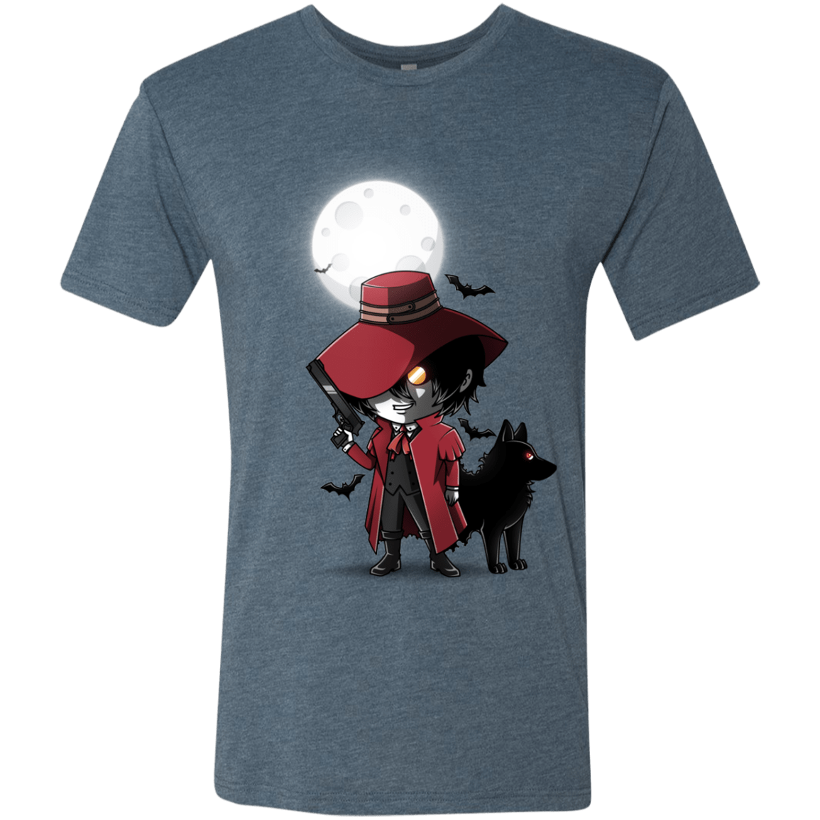 T-Shirts Indigo / Small Hellsing Ultimate Men's Triblend T-Shirt