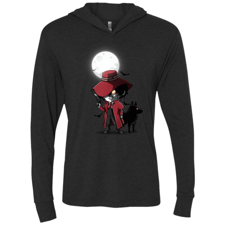 T-Shirts Vintage Black / X-Small Hellsing Ultimate Triblend Long Sleeve Hoodie Tee