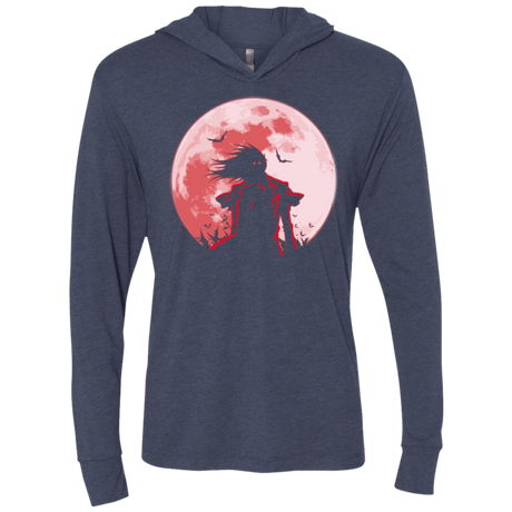 T-Shirts Vintage Navy / X-Small Hellsing Ultimate Triblend Long Sleeve Hoodie Tee