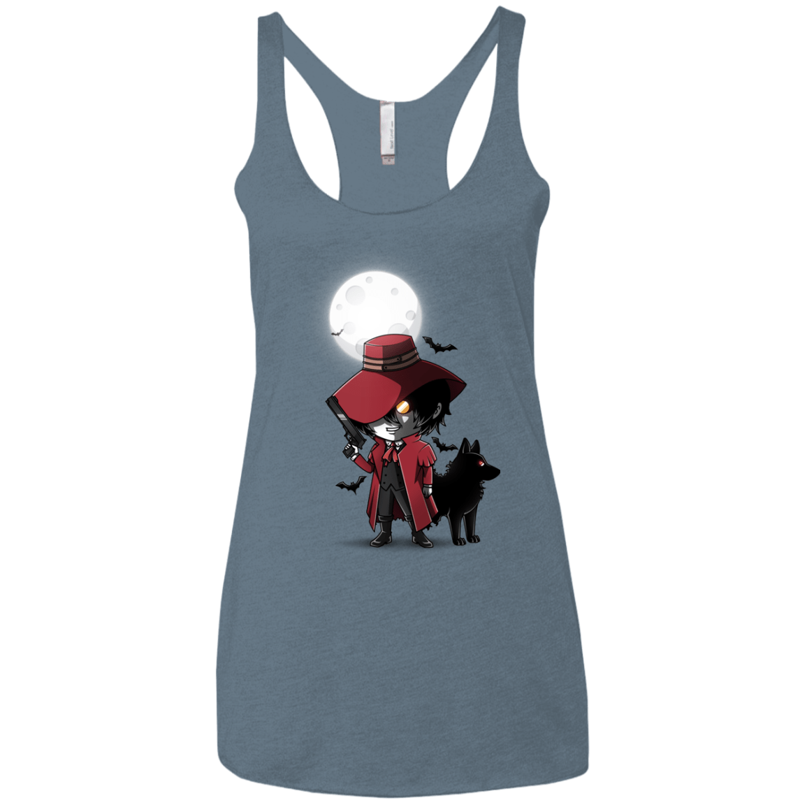 T-Shirts Indigo / X-Small Hellsing Ultimate Women's Triblend Racerback Tank