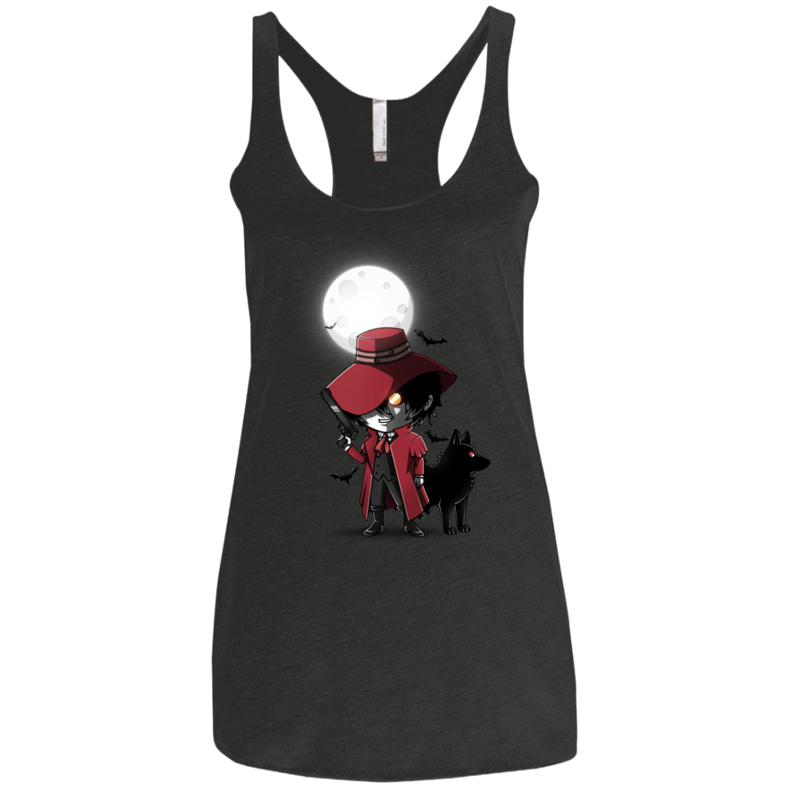 T-Shirts Vintage Black / X-Small Hellsing Ultimate Women's Triblend Racerback Tank