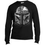 T-Shirts Black / S Helmet Mandalorian Men's Premium Long Sleeve