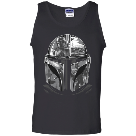 T-Shirts Black / S Helmet Mandalorian Men's Tank Top