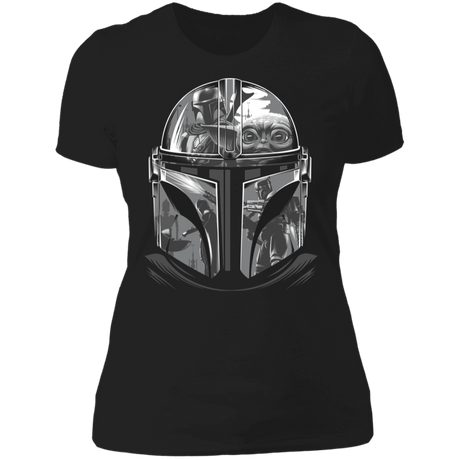 T-Shirts Black / X-Small Helmet Mandalorian Women's Premium T-Shirt