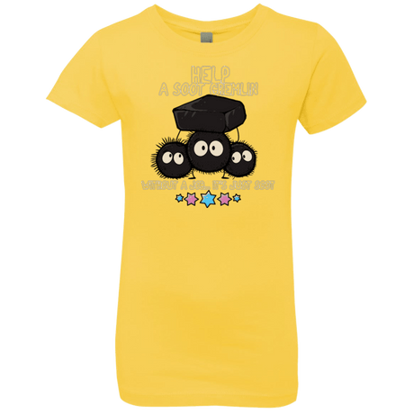 T-Shirts Vibrant Yellow / YXS HELP A SOOT GREMLIN Girls Premium T-Shirt