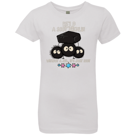T-Shirts White / YXS HELP A SOOT GREMLIN Girls Premium T-Shirt