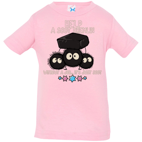 T-Shirts Pink / 6 Months HELP A SOOT GREMLIN Infant Premium T-Shirt