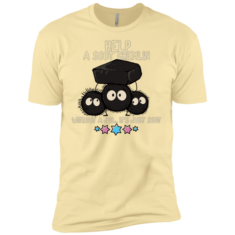 T-Shirts Banana Cream / X-Small HELP A SOOT GREMLIN Men's Premium T-Shirt