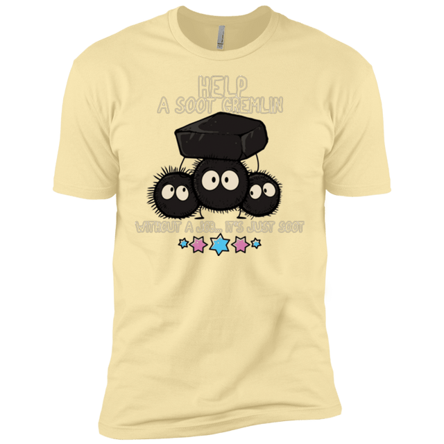 T-Shirts Banana Cream / X-Small HELP A SOOT GREMLIN Men's Premium T-Shirt