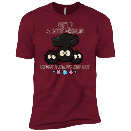 T-Shirts Cardinal / X-Small HELP A SOOT GREMLIN Men's Premium T-Shirt