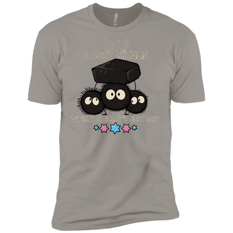 T-Shirts Light Grey / X-Small HELP A SOOT GREMLIN Men's Premium T-Shirt
