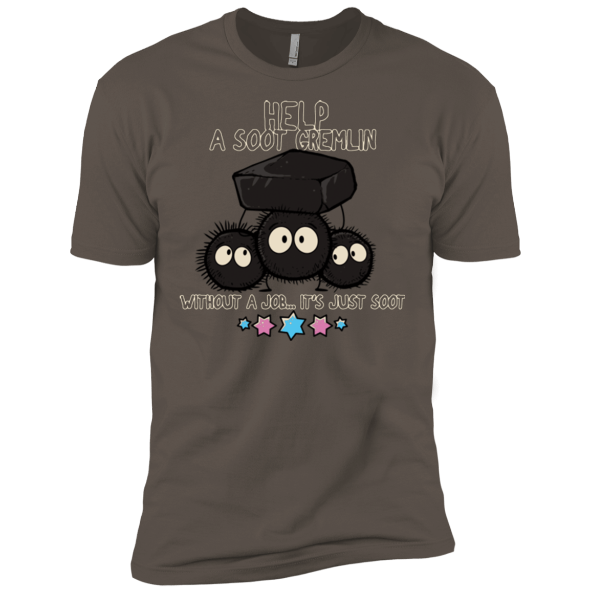 T-Shirts Warm Grey / X-Small HELP A SOOT GREMLIN Men's Premium T-Shirt