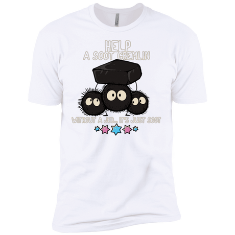 T-Shirts White / X-Small HELP A SOOT GREMLIN Men's Premium T-Shirt