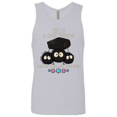 T-Shirts Heather Grey / Small HELP A SOOT GREMLIN Men's Premium Tank Top