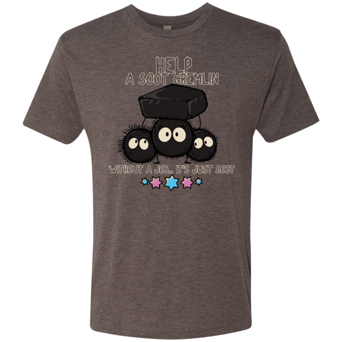 T-Shirts Macchiato / Small HELP A SOOT GREMLIN Men's Triblend T-Shirt