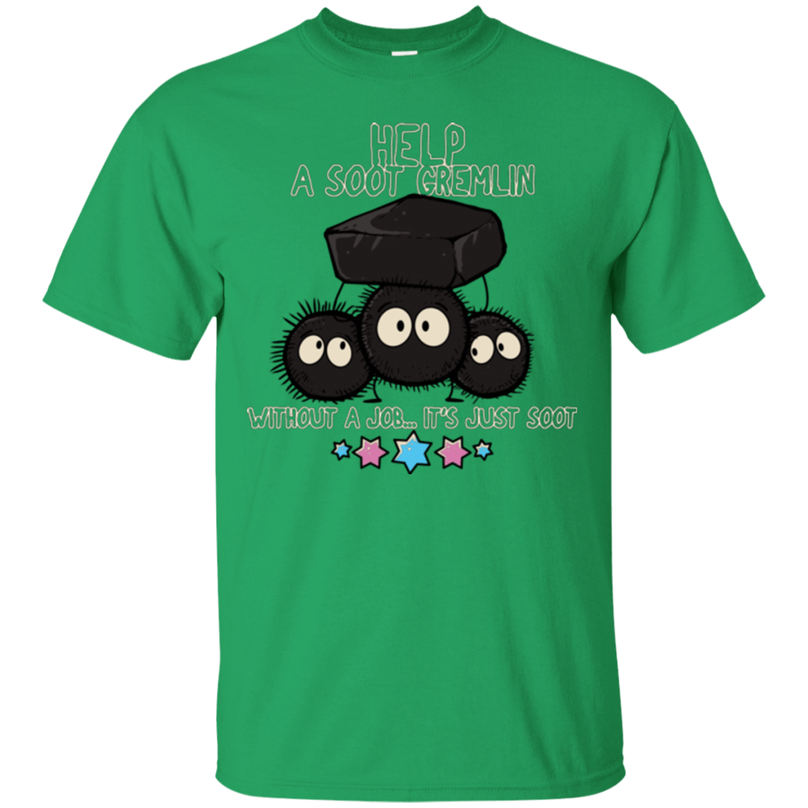 T-Shirts Irish Green / Small HELP A SOOT GREMLIN T-Shirt