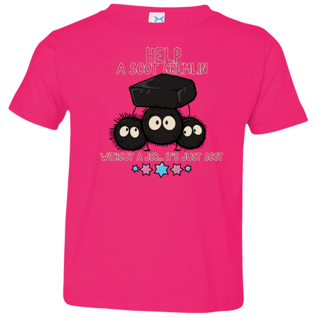 T-Shirts Hot Pink / 2T HELP A SOOT GREMLIN Toddler Premium T-Shirt
