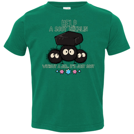 T-Shirts Kelly / 2T HELP A SOOT GREMLIN Toddler Premium T-Shirt