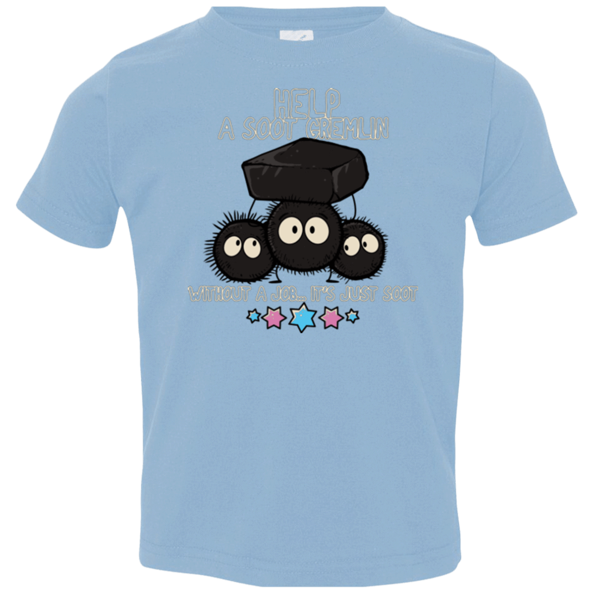 T-Shirts Light Blue / 2T HELP A SOOT GREMLIN Toddler Premium T-Shirt