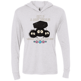 T-Shirts Heather White / X-Small HELP A SOOT GREMLIN Triblend Long Sleeve Hoodie Tee