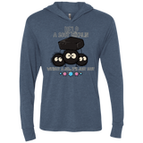 T-Shirts Indigo / X-Small HELP A SOOT GREMLIN Triblend Long Sleeve Hoodie Tee