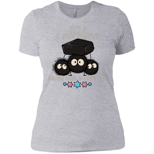 T-Shirts Heather Grey / X-Small HELP A SOOT GREMLIN Women's Premium T-Shirt