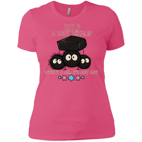 T-Shirts Hot Pink / X-Small HELP A SOOT GREMLIN Women's Premium T-Shirt